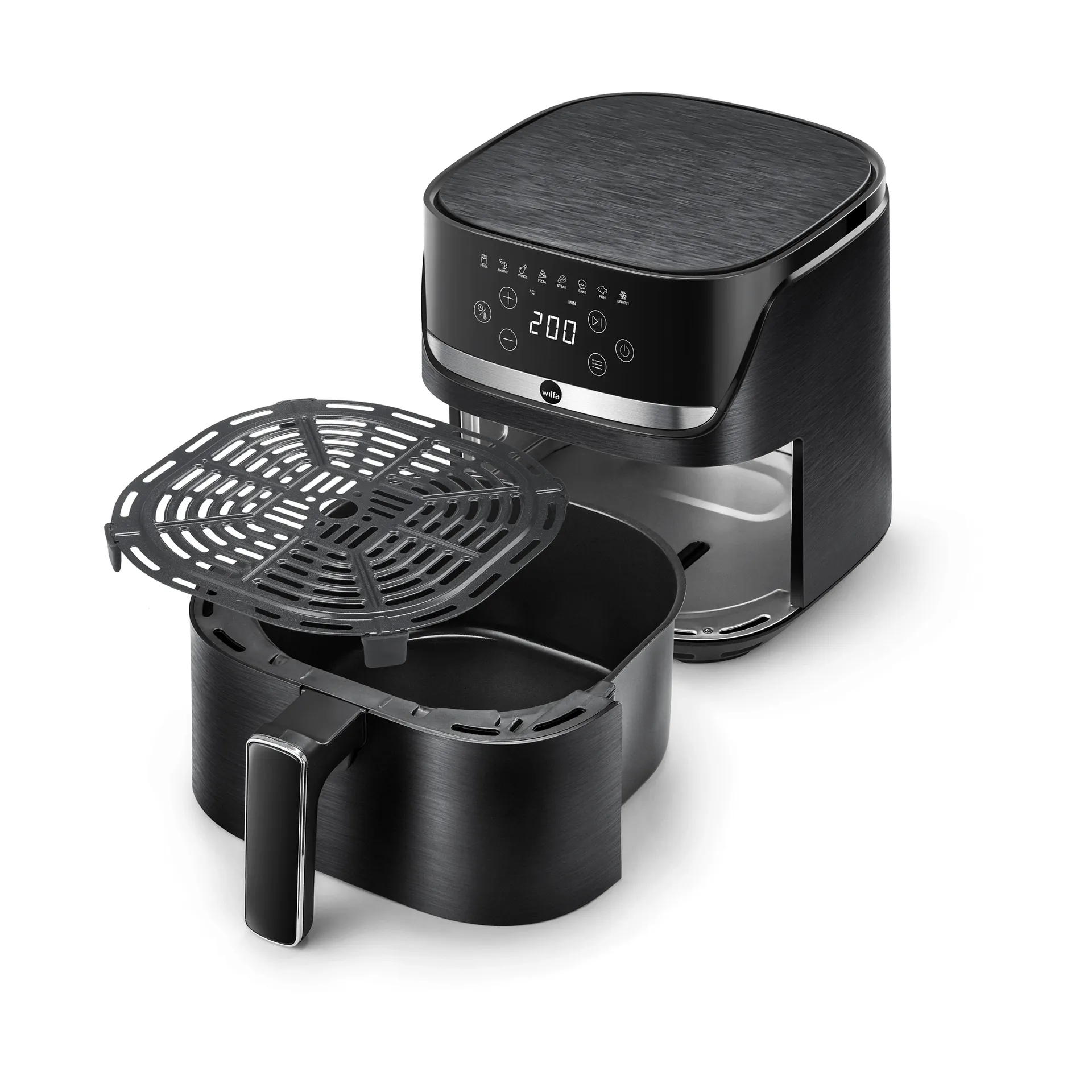 Wilfa AF4B-40P Crispier airfryer, Svart, 4 L Wilfa Wilfa AF4B-40P Crispier airfryer, Svart, 4 L Wilfa