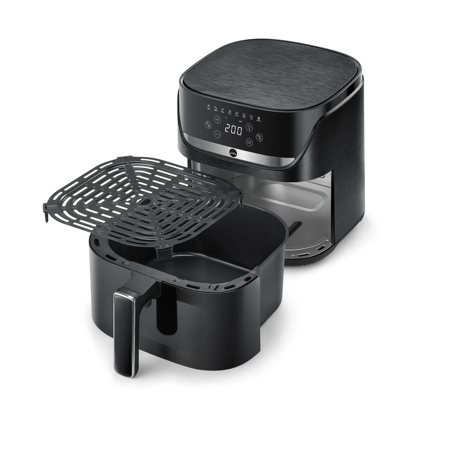 Wilfa AF5B-60P Crispier airfryer, Svart, 6 L Wilfa Wilfa AF5B-60P Crispier airfryer, Svart, 6 L Wilfa