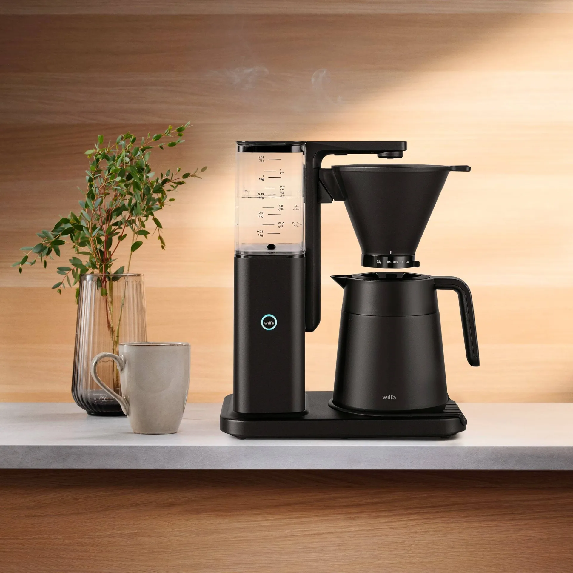 Wilfa CM10AB-T125 Zense Alux kaffebryggare, Svart Wilfa