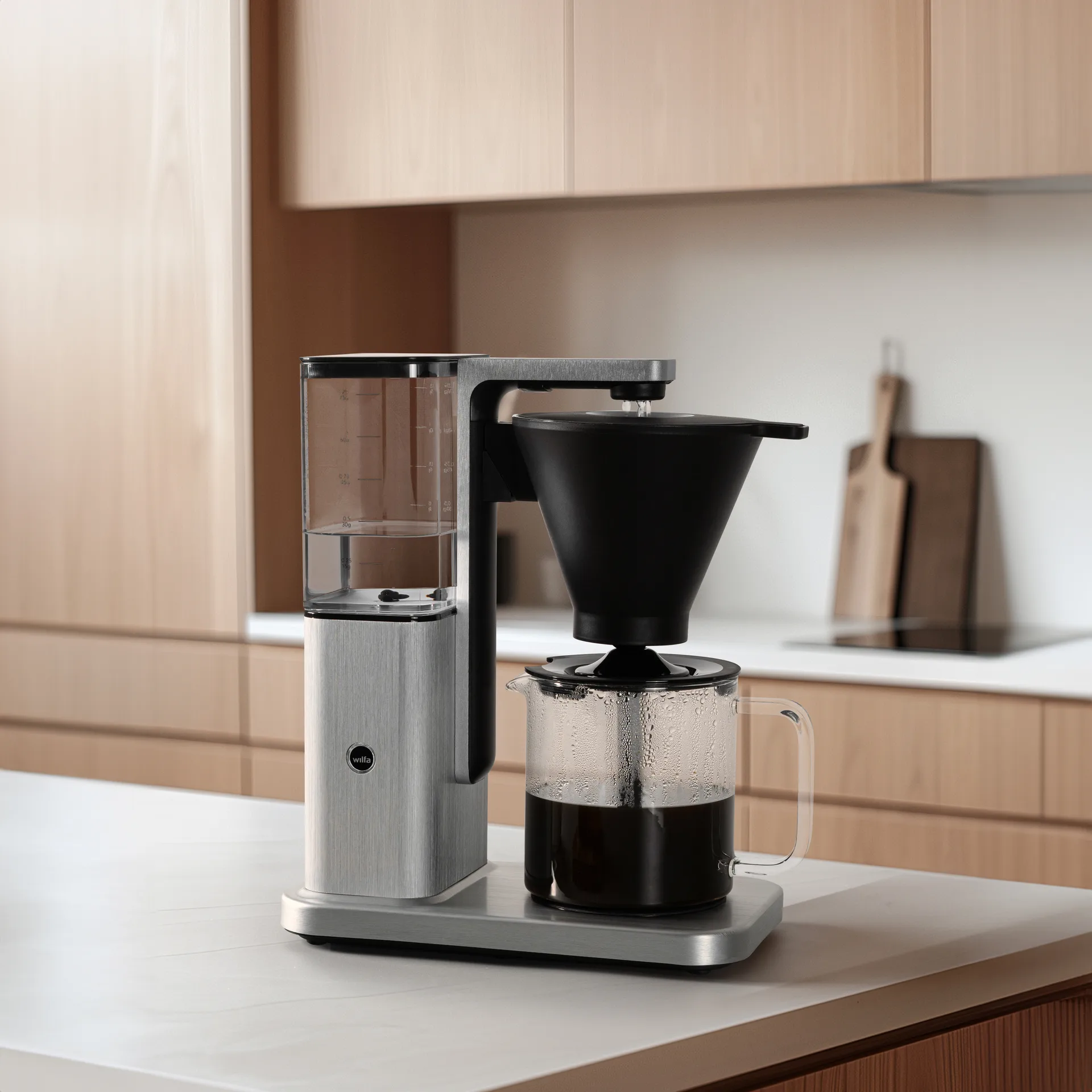 Zense CM10APA-M125 alux kaffebryggare, Silver Wilfa