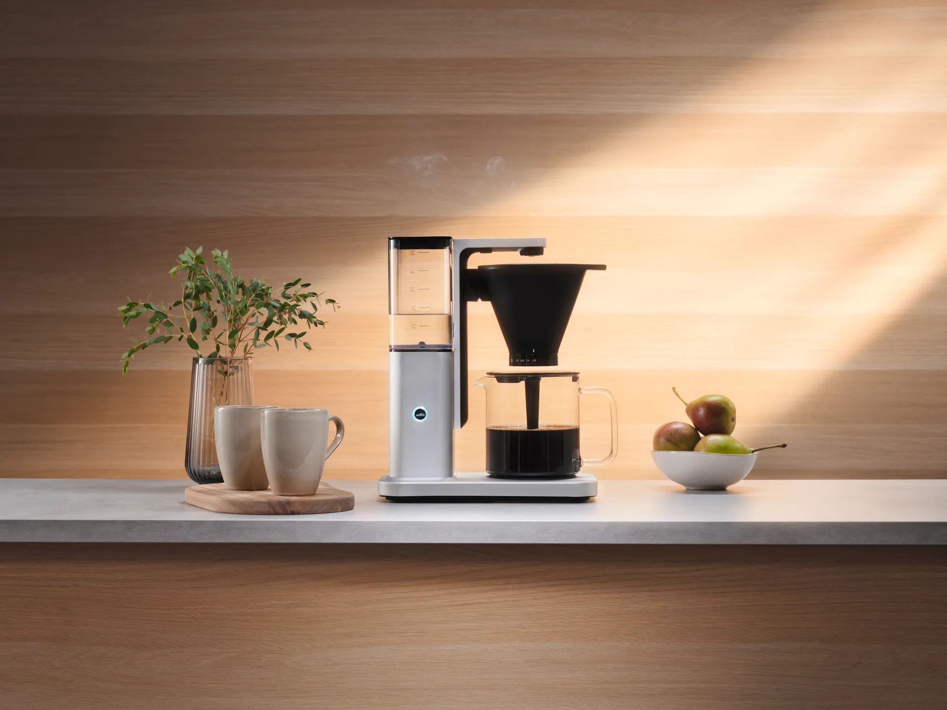Zense CM10APA-M125 alux kaffebryggare, Silver Wilfa