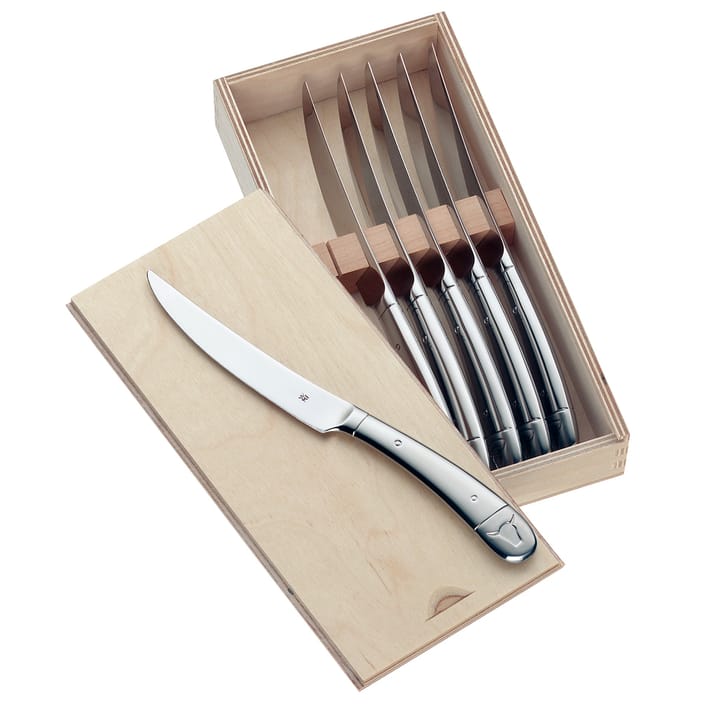 Geschenkidee grillkniv 6 delar, Rostfritt stål WMF