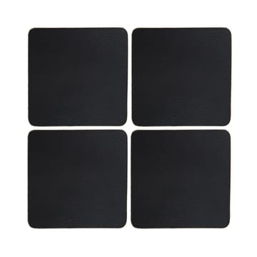 Cuba glasunderlägg 4-pack - Black - Xapron