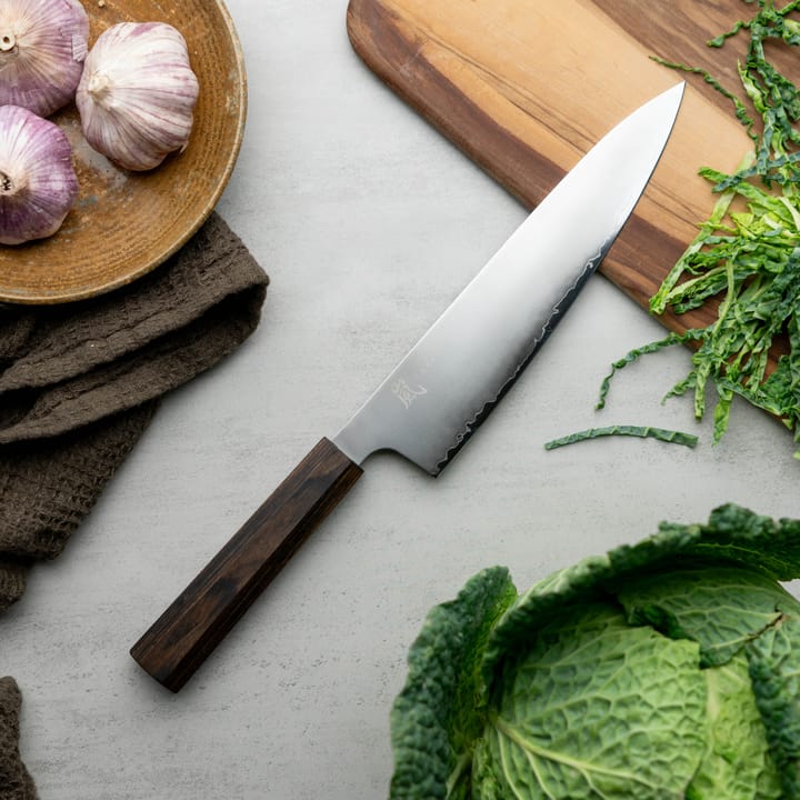 Hana kockkniv 20 cm, Rostfritt stål-pakkaträ Yaxell