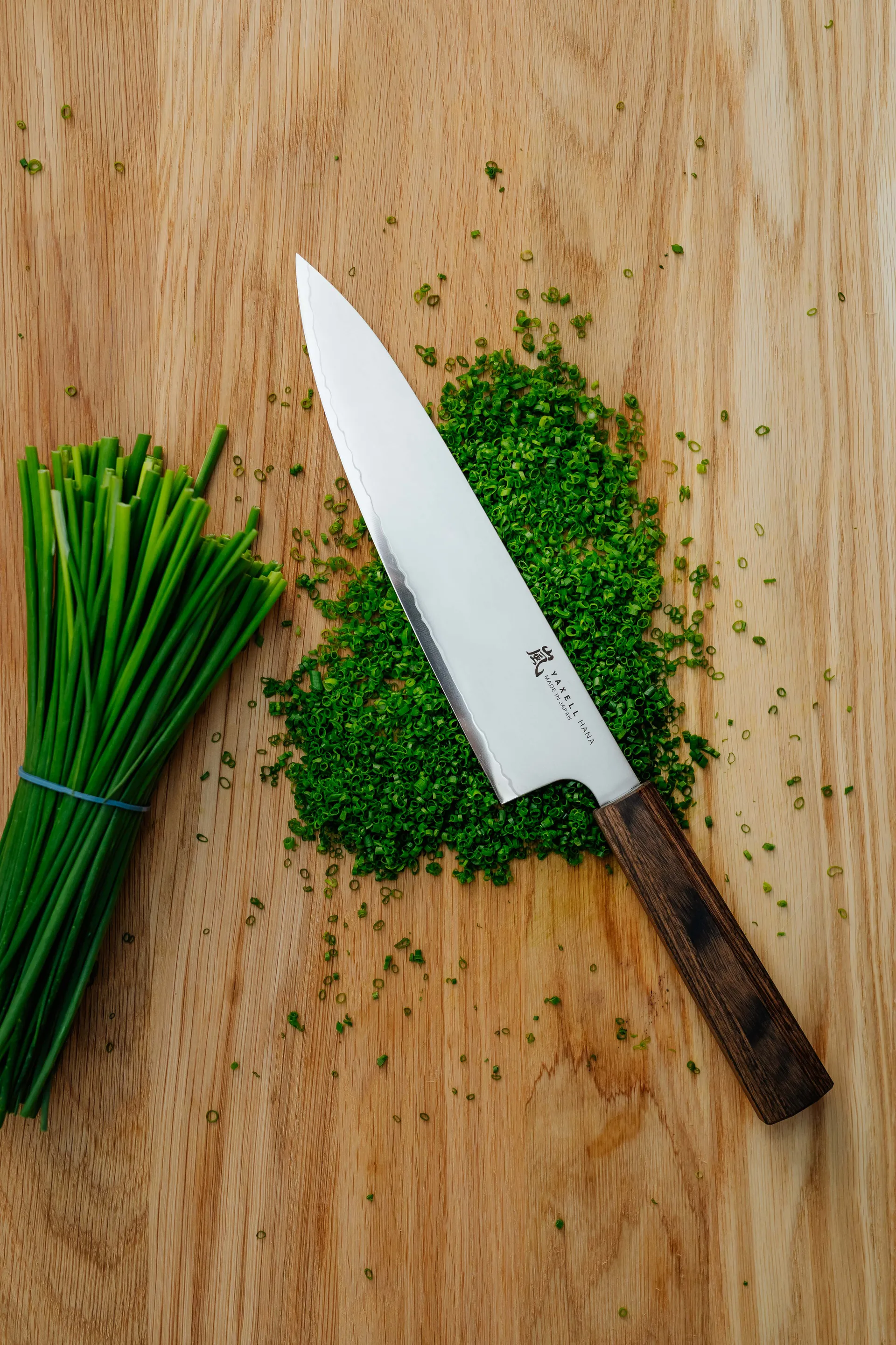 Hana kockkniv 20 cm, Rostfritt stål-pakkaträ Yaxell