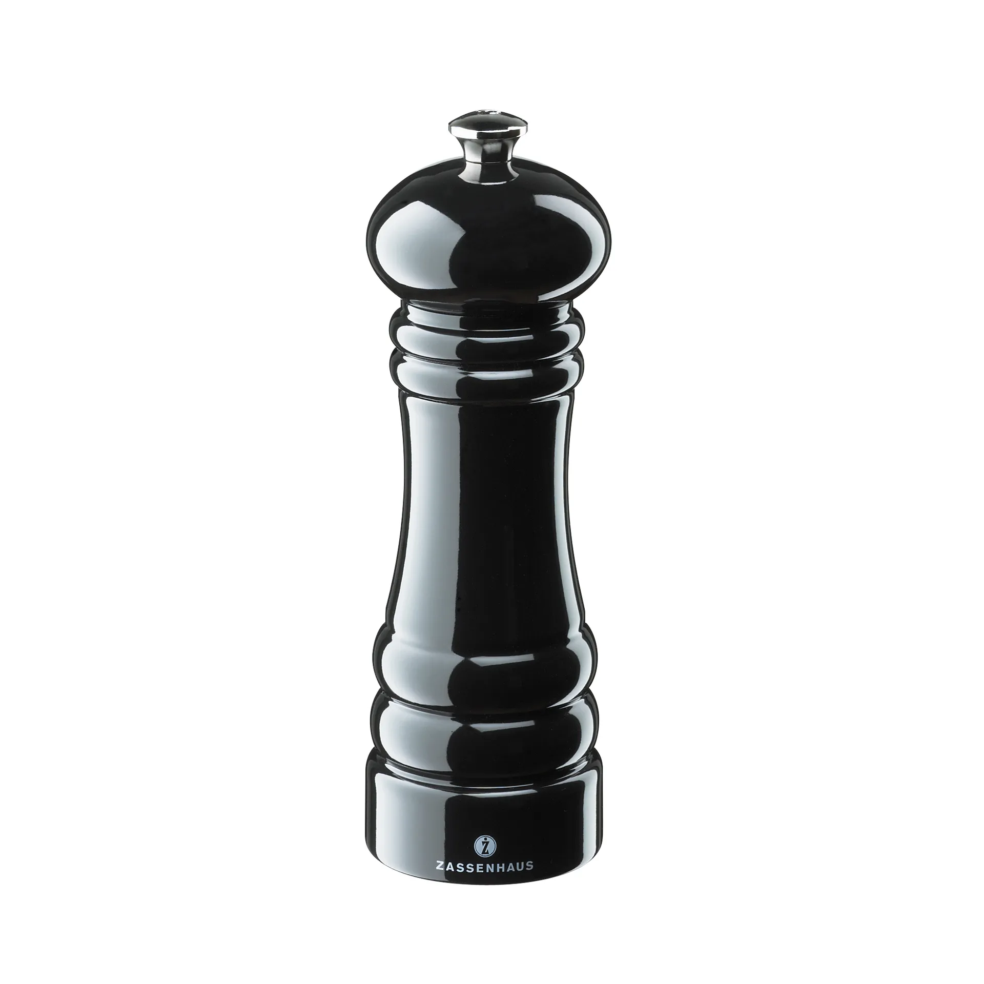 Berlin pepparkvarn blank svart, 18 cm Zassenhaus