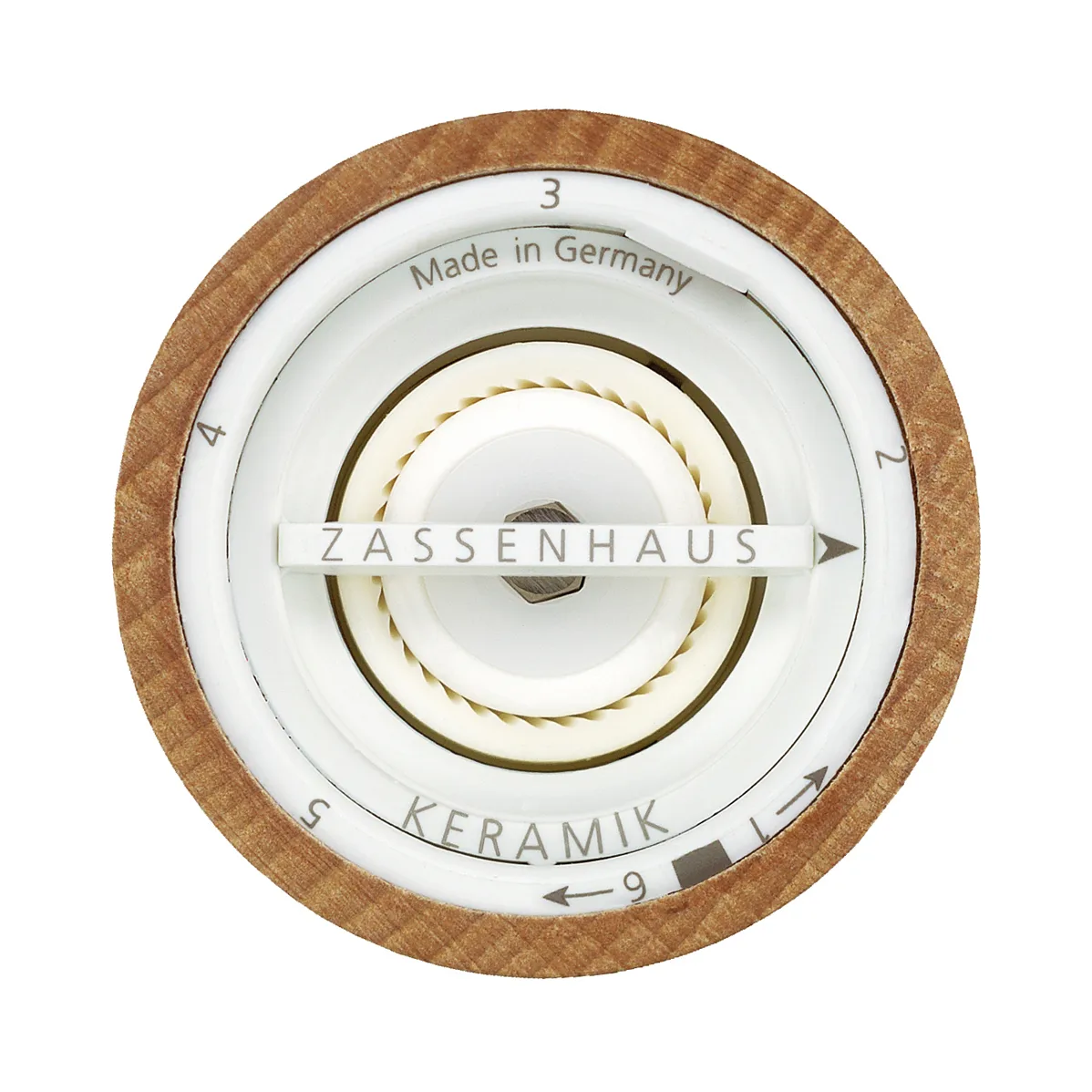 Berlin pepparkvarn blank svart, 18 cm Zassenhaus