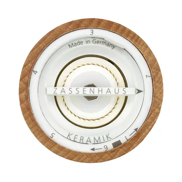 Berlin pepparkvarn blank svart - 18 cm - Zassenhaus