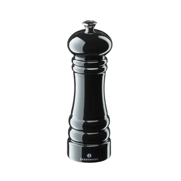 Berlin saltkvarn blank svart - 18 cm - Zassenhaus