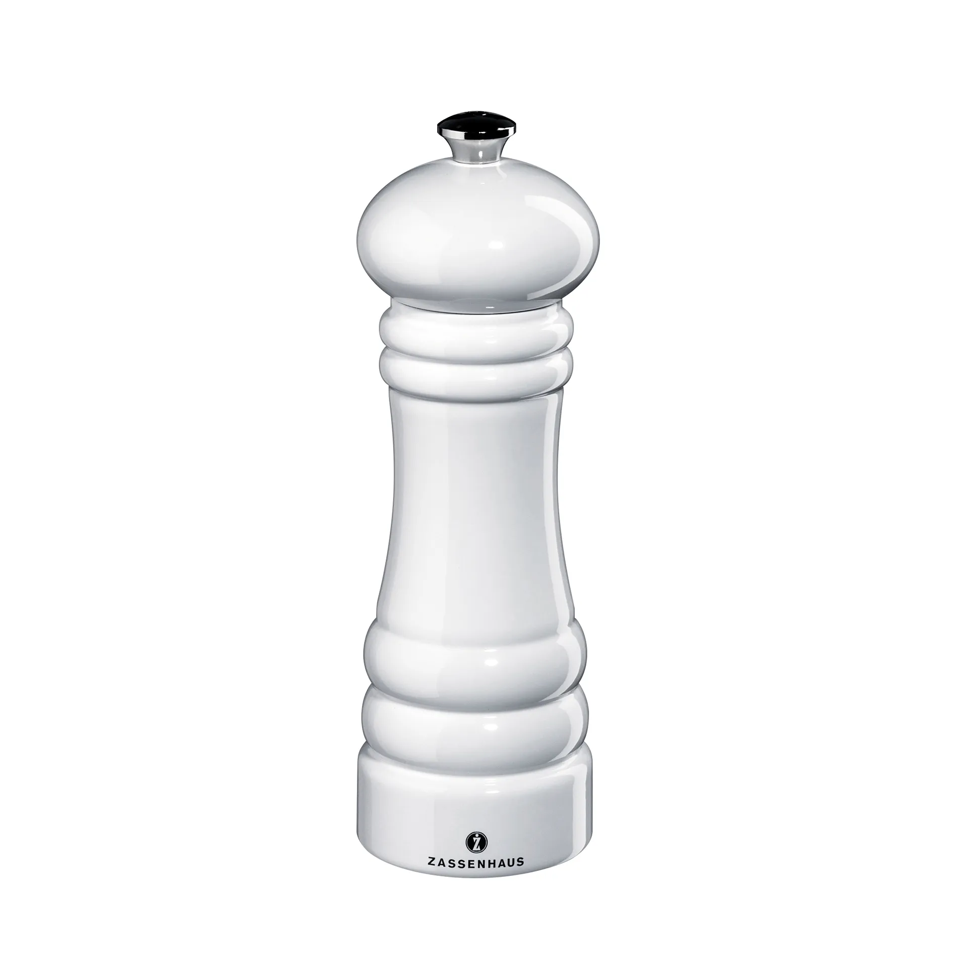 Berlin saltkvarn blank vit, 18 cm Zassenhaus