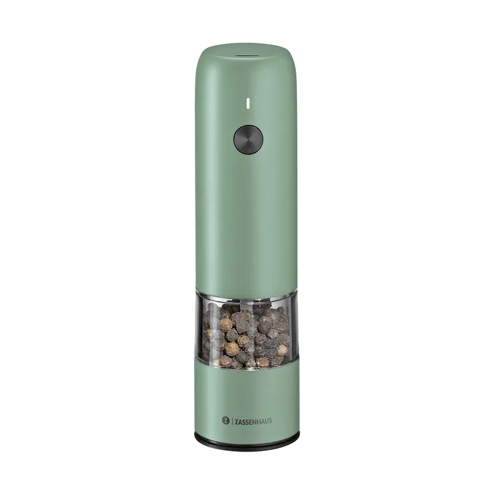 Köln elektrisk pepparkvarn - Grön, 14 cm - Zassenhaus