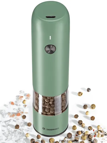 Köln elektrisk pepparkvarn - Grön, 14 cm - Zassenhaus