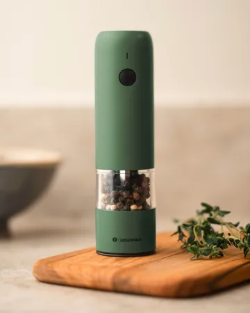 Köln elektrisk pepparkvarn - Grön, 14 cm - Zassenhaus