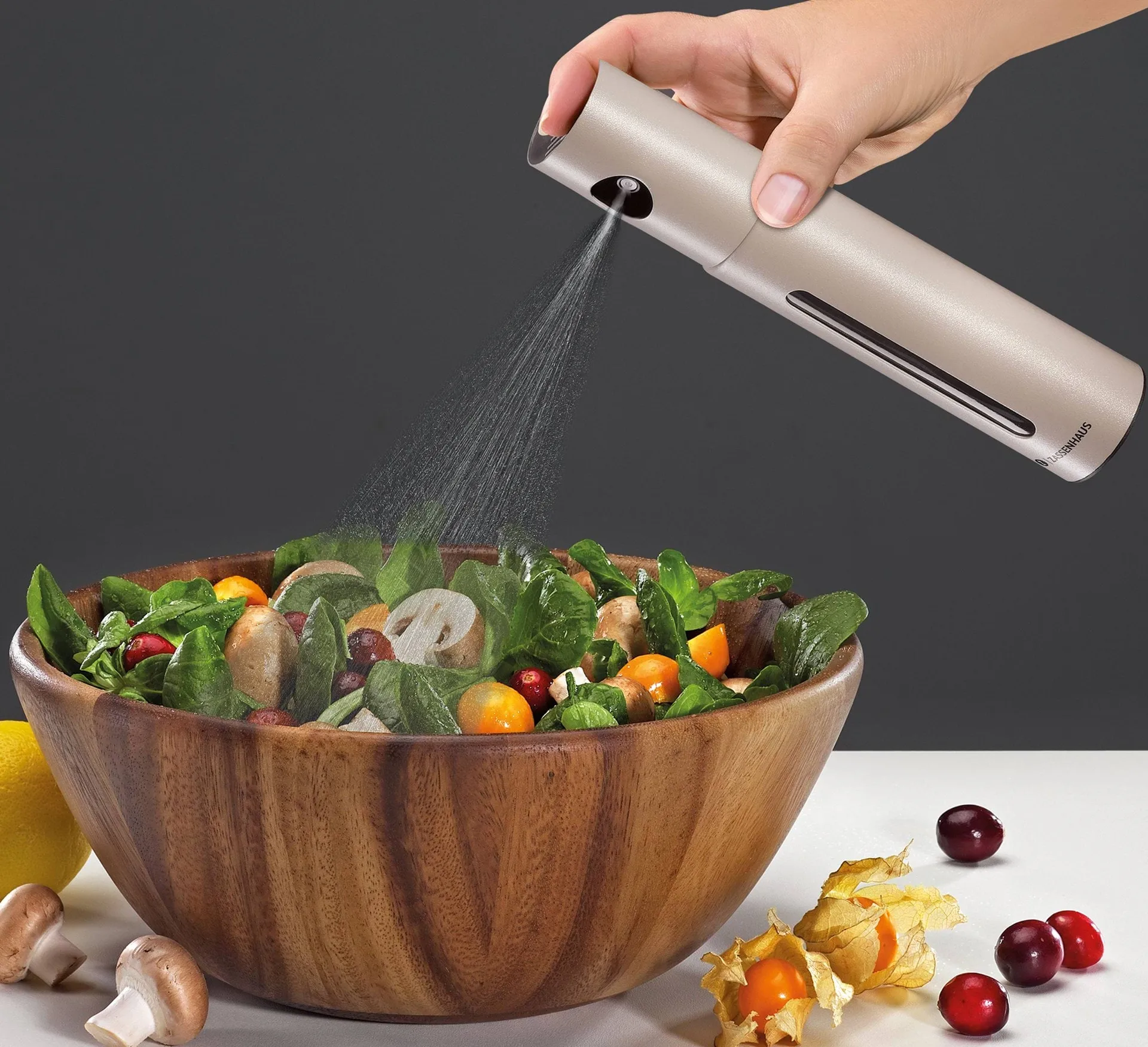 Oleon sprayflaska för olja, Grå Zassenhaus