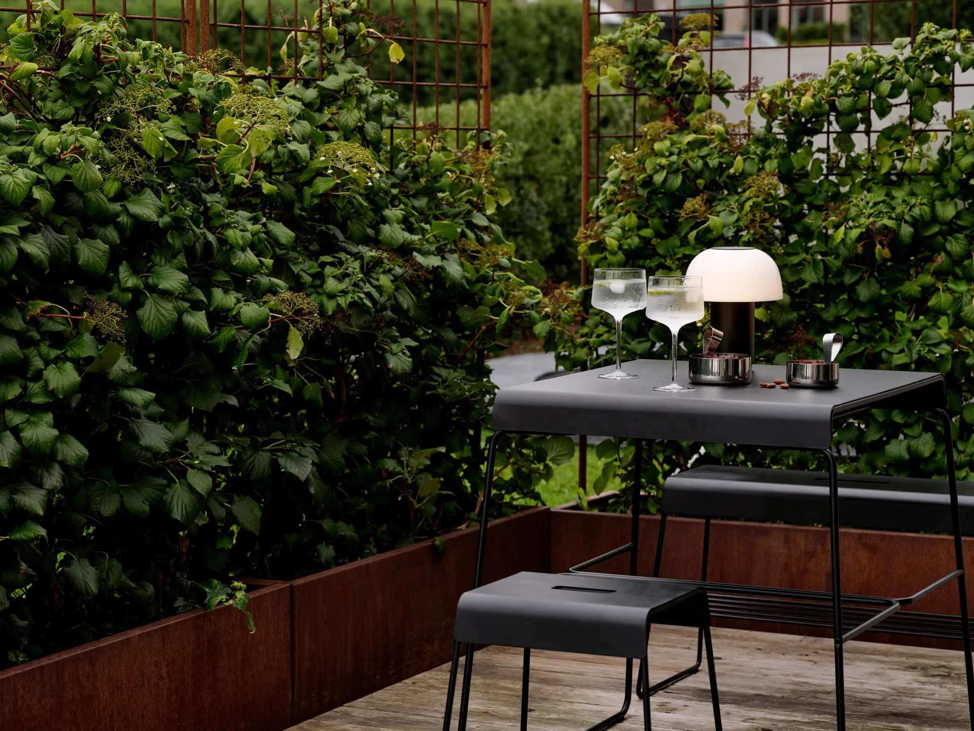 A-café table outdoor bord, Black Zone Denmark