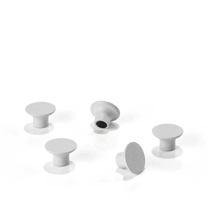 A-Magnet magnet - soft grey, 5-pack - Zone Denmark