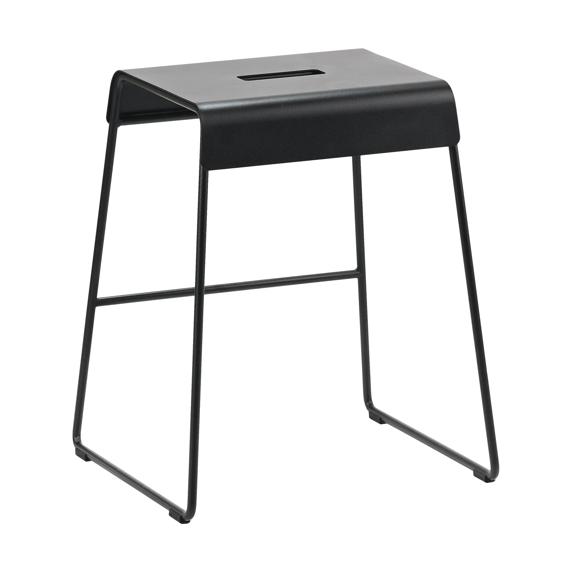 A-stool outdoor pall 45 cm, Black (svart) Zone Denmark