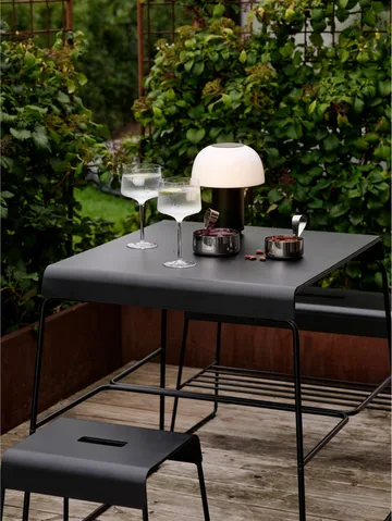 A-stool outdoor pall 45 cm - Black (svart) - Zone Denmark