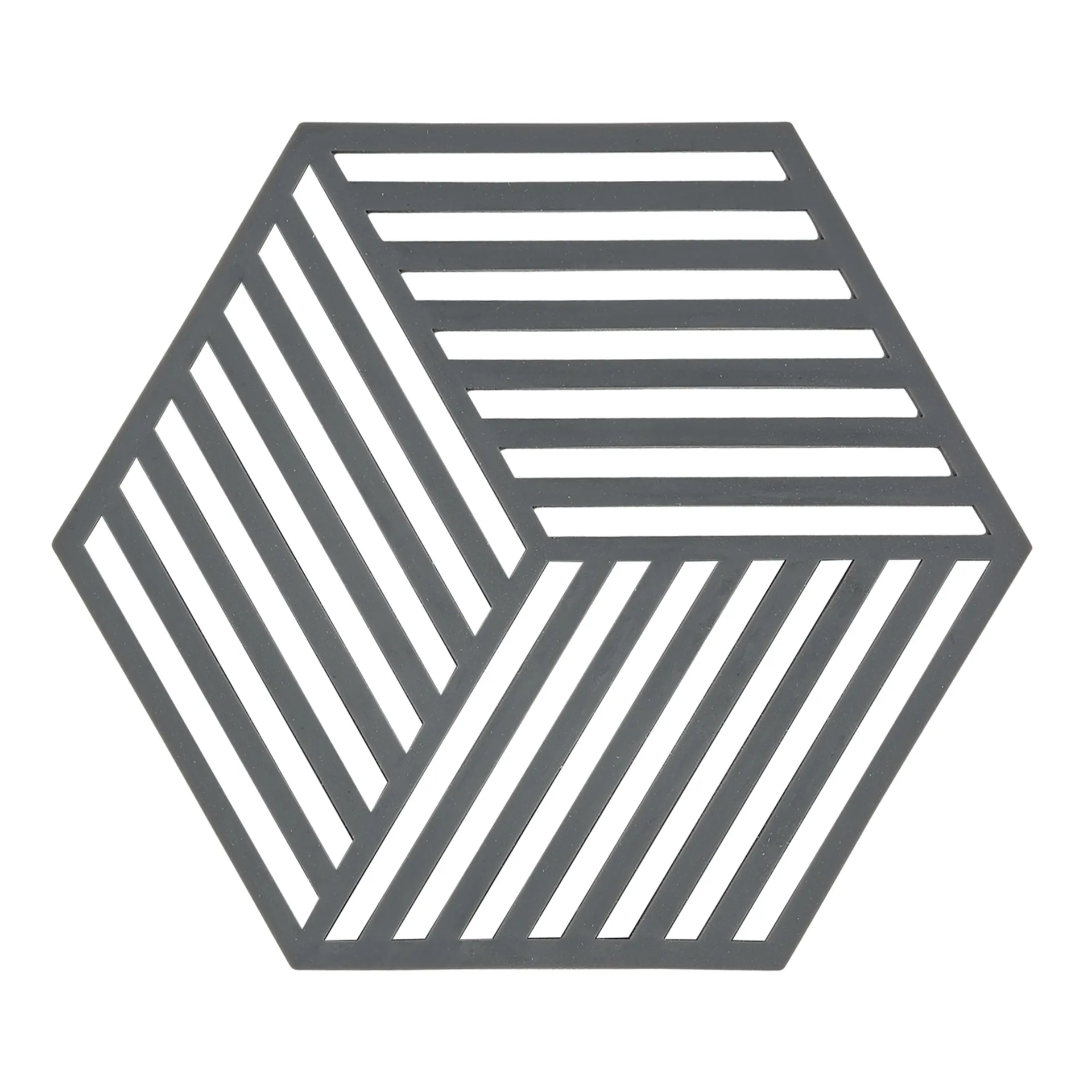 Hexagon grytunderlägg, cool grey Zone Denmark