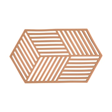 Zone Denmark Hexagon grytunderlägg stor Light Terracotta