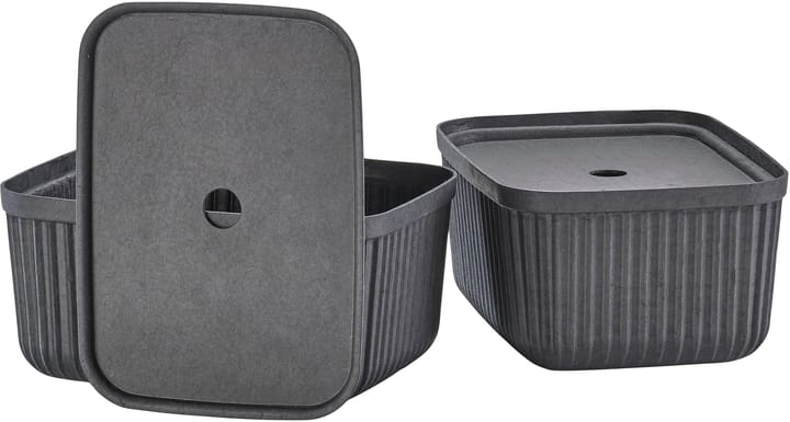 Pulp förvaringsbox 23x32 cm 2-pack, Black Zone Denmark