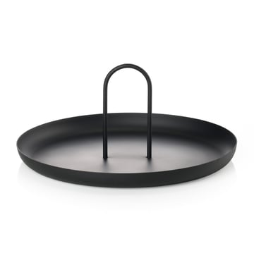 Zone Denmark Singles bricka med handtag Ø20 cm Black