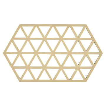 Triangles grytunderlägg 14x24 cm - Warm sand - Zone Denmark