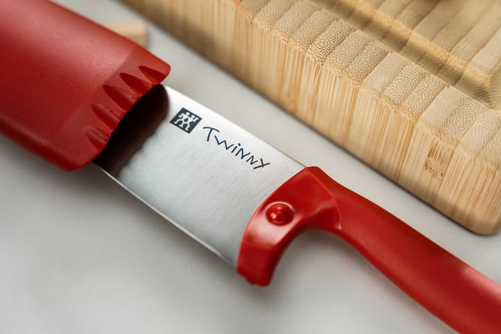Twinny kockkniv 10 cm, Röd Zwilling