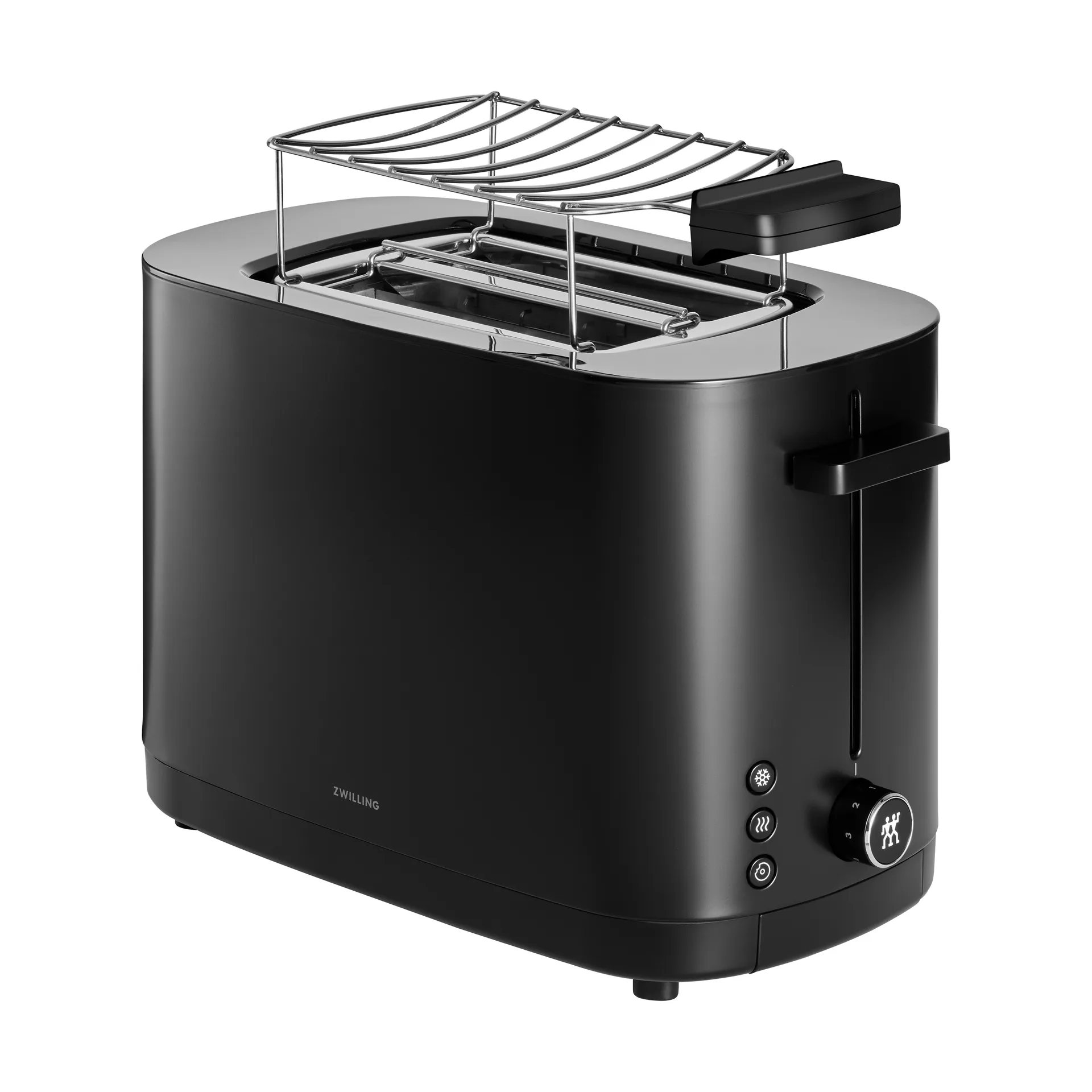 Zwilling brödrost med brödvärmare 2 korta fack, Svart Zwilling