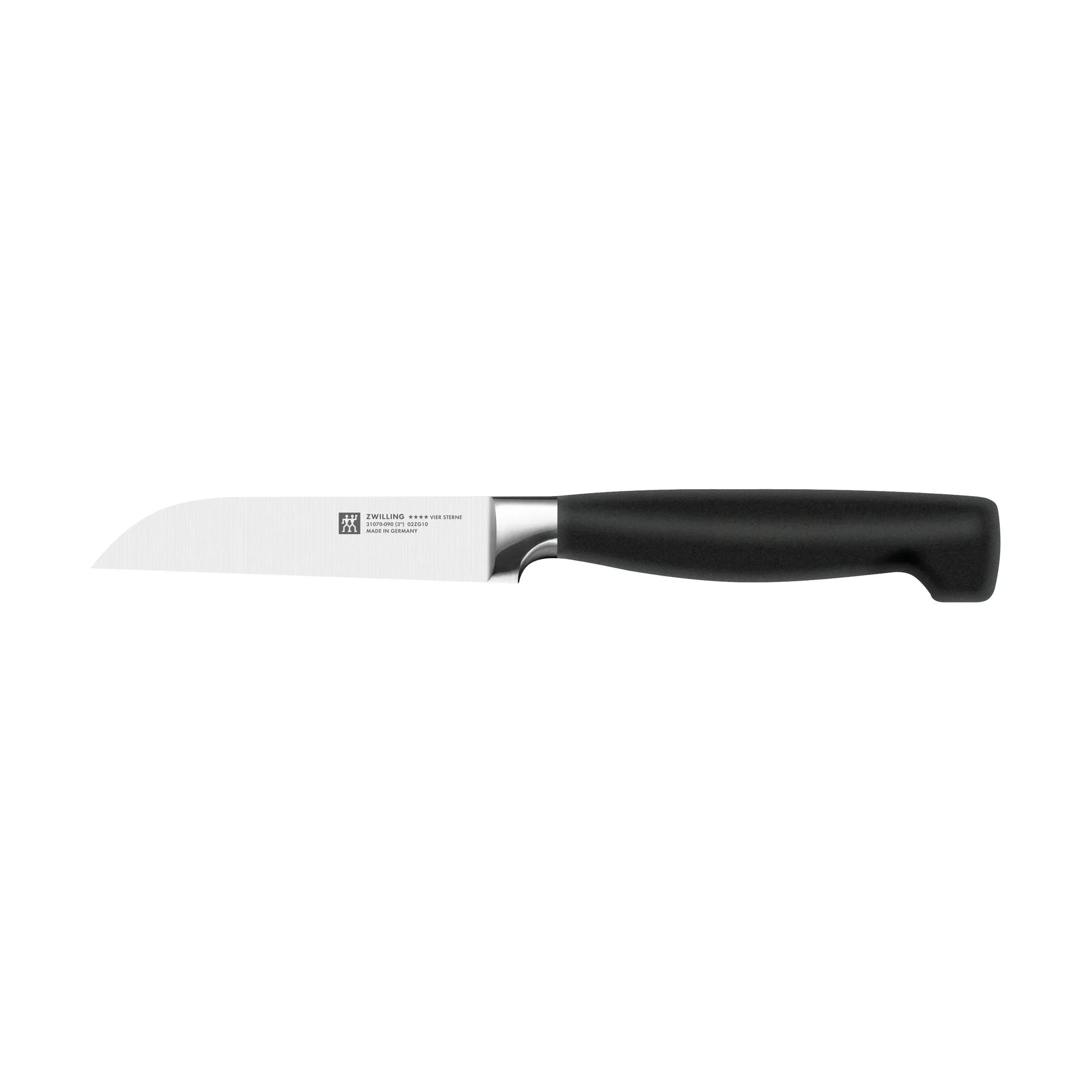 Zwilling Four star grönsakskniv 8 cm, Svart-rostfritt stål Zwilling