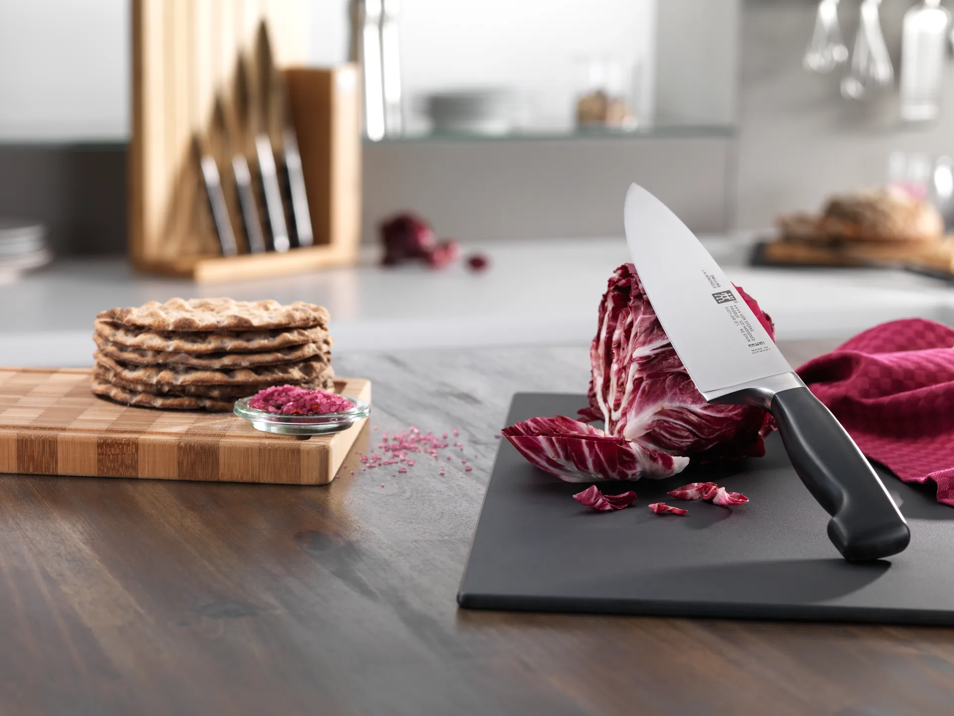 Zwilling Four star kockkniv 20 cm, Svart-rostfritt stål Zwilling