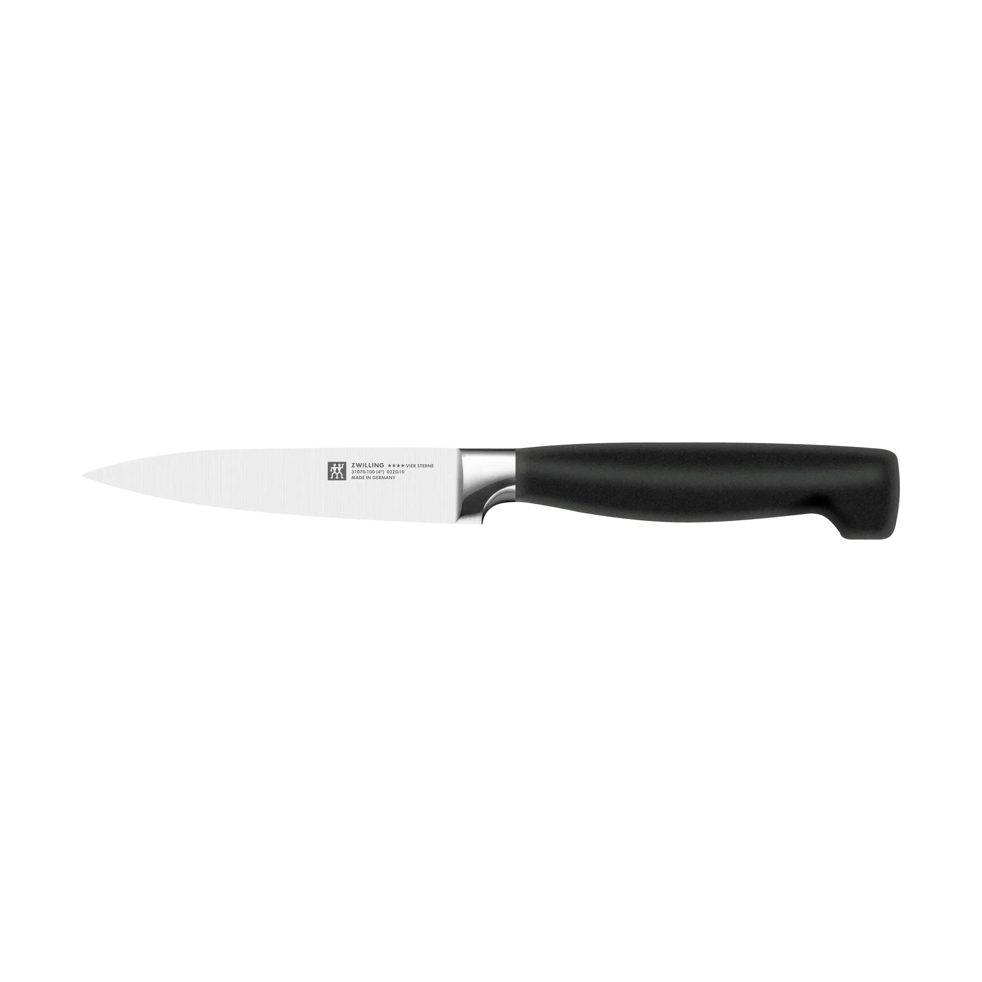 Zwilling Four star skalkniv 10 cm, Svart-rostfritt stål Zwilling