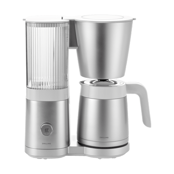 Produktfoto för Zwilling Enfinigy kaffebryggare 1,25 liter, silver/vit