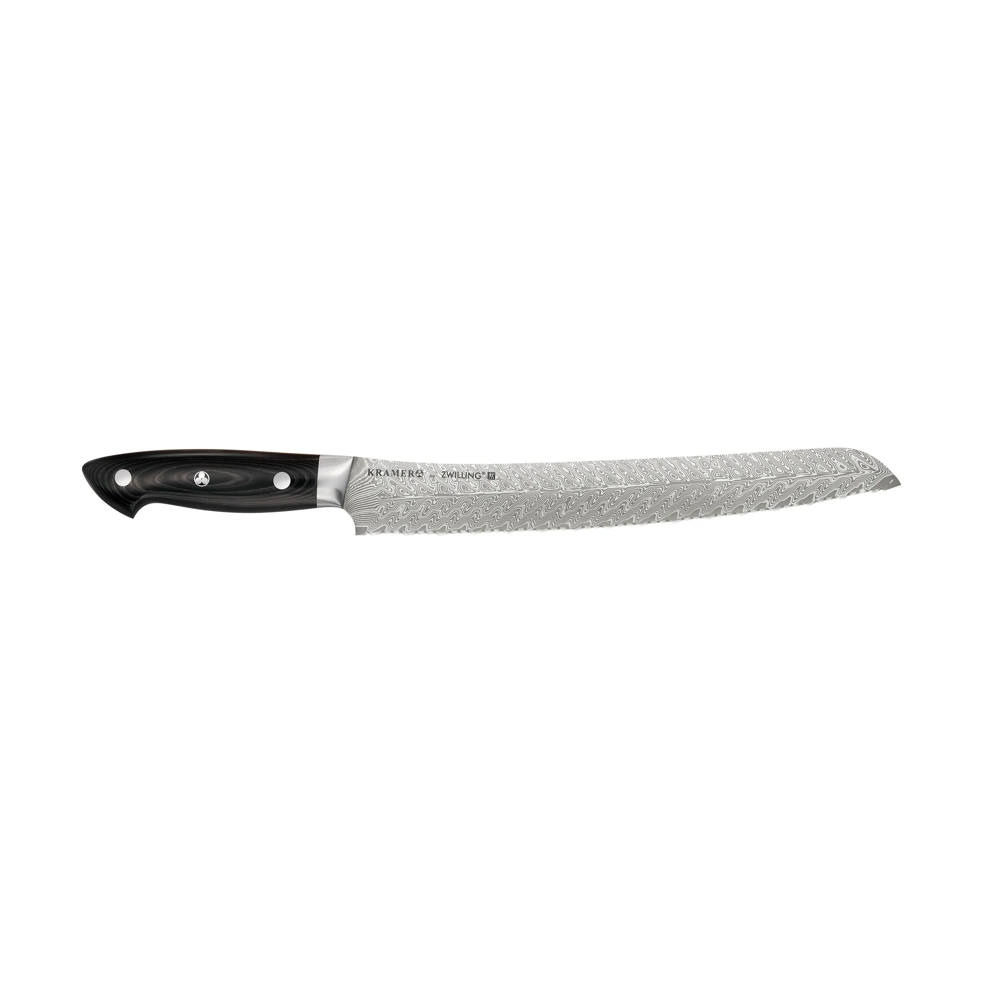 Zwilling Kramer euro stainless brödkniv 26 cm, Damaskus-svart Zwilling