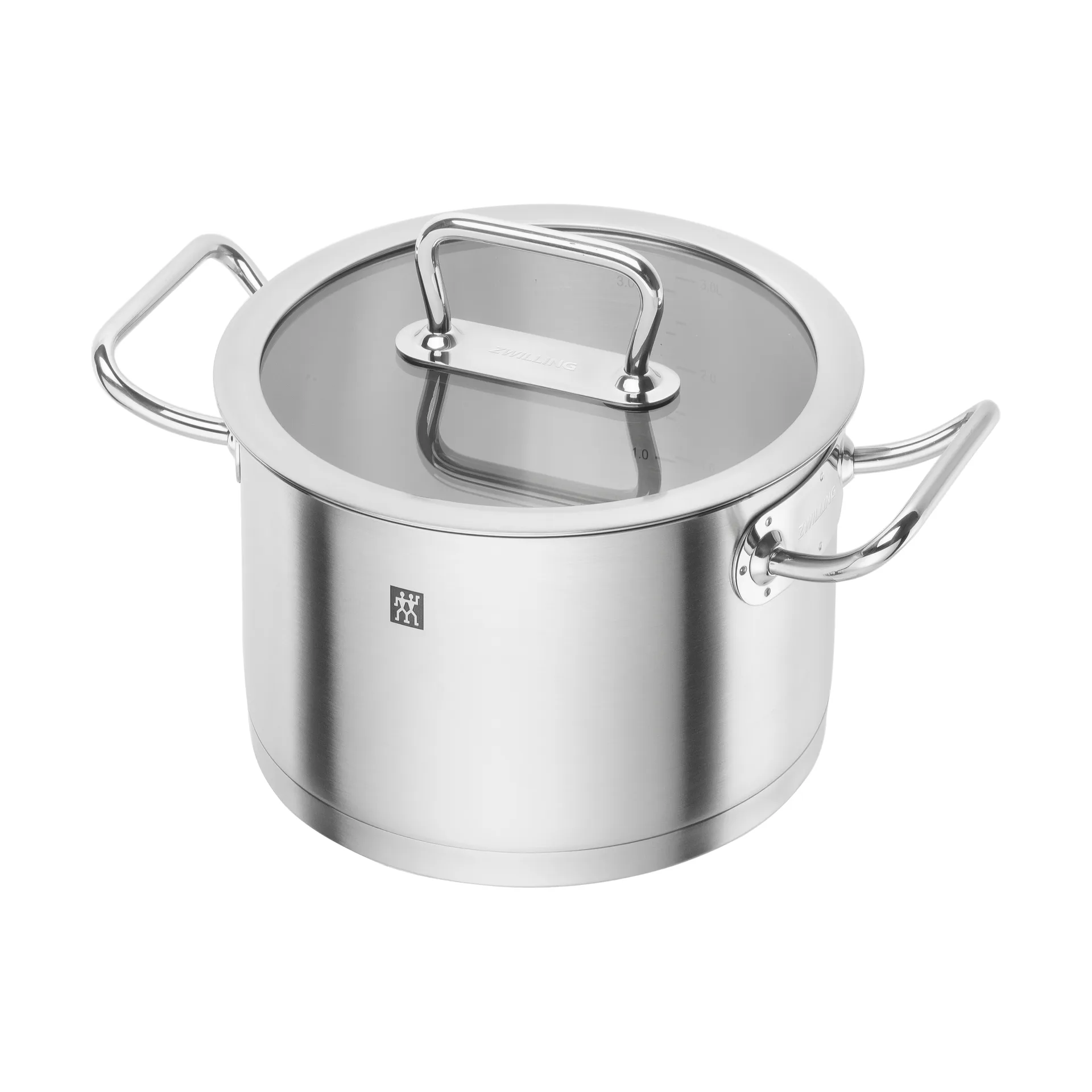 Zwilling pro gryta hög med glaslock rostfritt stål, 3,5 L Zwilling