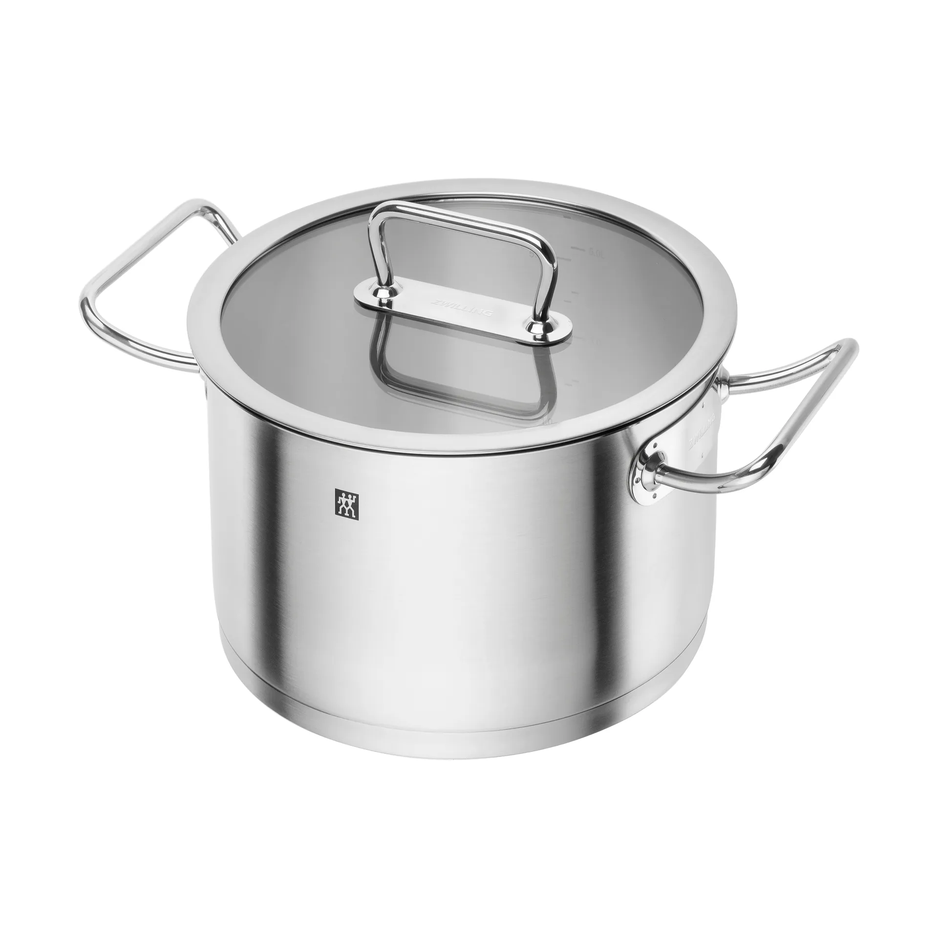 Zwilling pro gryta hög med glaslock rostfritt stål, 6,2 L Zwilling