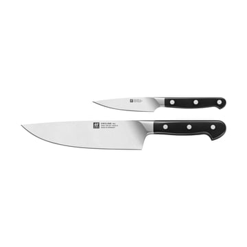 Zwilling Zwilling Pro knivset 2 delar Svart-rostfritt stål