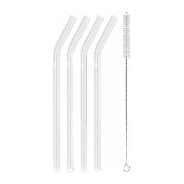 Zwilling Sorrento sugrör böjd 4-pack, Klar Zwilling