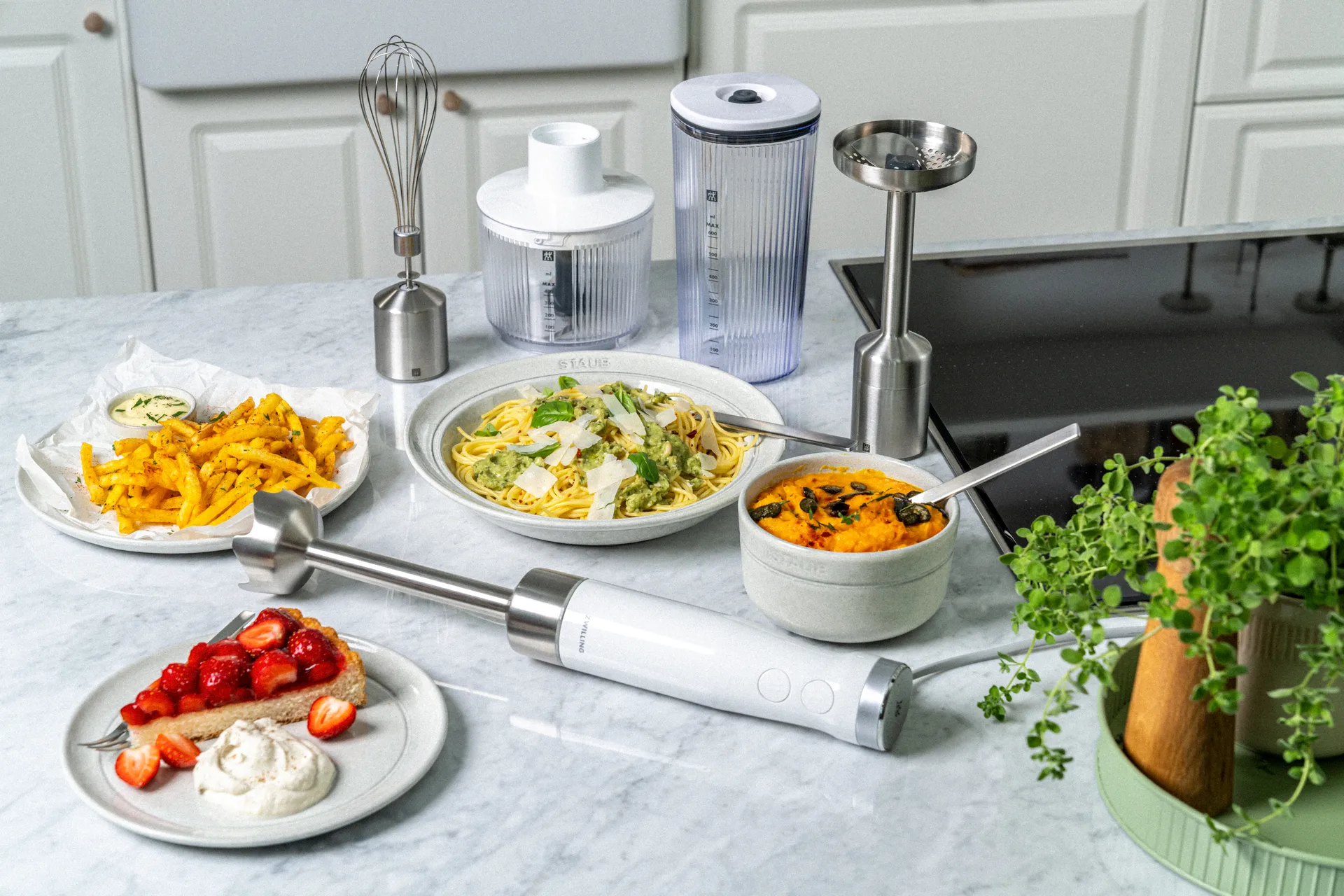 Zwilling stavmixer potatisstöt tillbehör 23 cm, Silver Zwilling