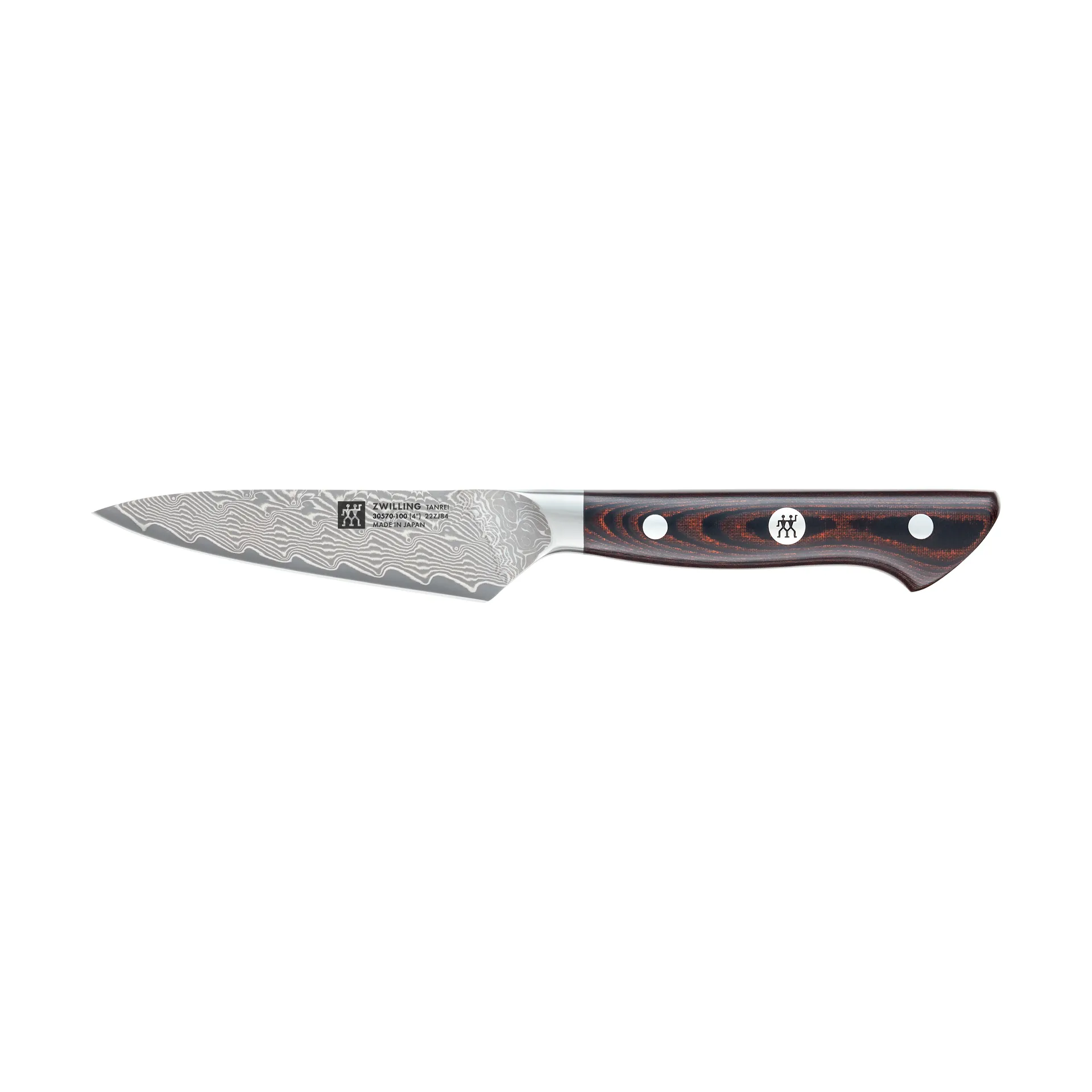 Zwilling Tanrei skalkniv 10 cm, Damaskus-svart Zwilling