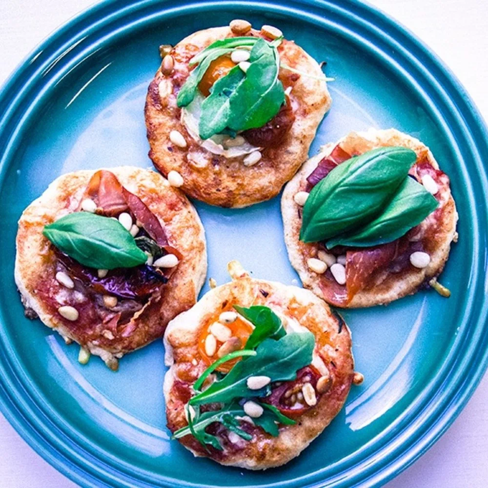 Snabba minipizzor till minglet